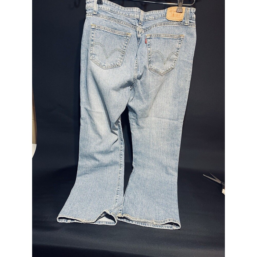levi's 515 womens boot| cut denim jeans stone Wash Size 18 Medium Y2K - Picture 6 of 10